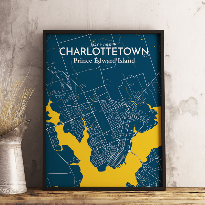 Charlottetown - No Frame Print, 60.2 cm H x 27.9 cm W x 0.1 cm D