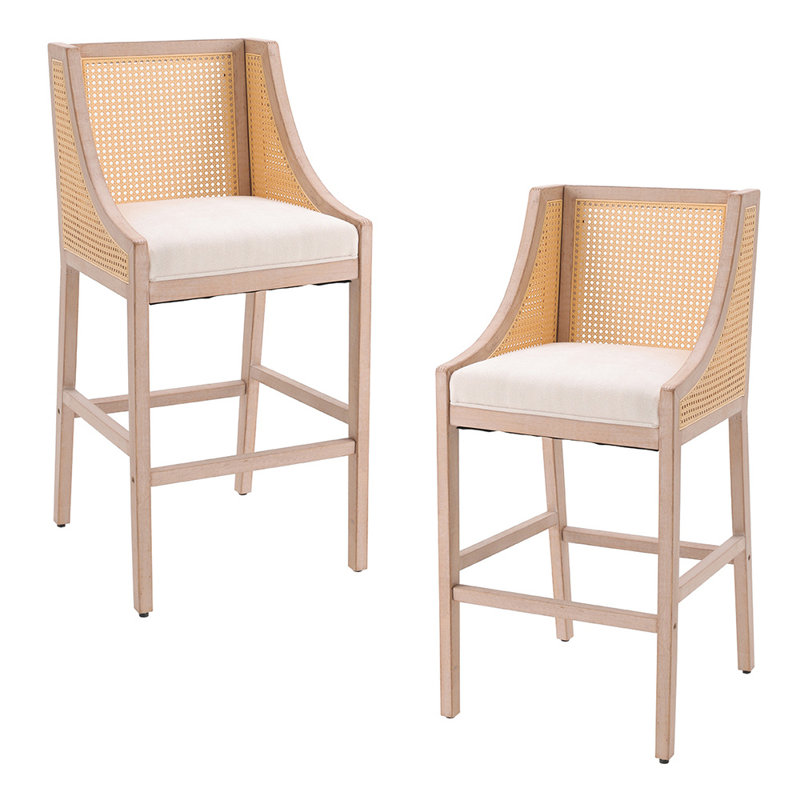 Albena 77cm Stool, Beige
