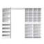 Ensemble de démarrage pour système de placard modulaire l 90,14 po - l 99 po-41989067