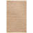 Arria Hand Woven Jute/Cotton Solid Color Rug in Tan/Yellow-53971479
