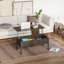 Table basse à plateau relevable moderne 39 "avec compartiment de rangement caché-646900239