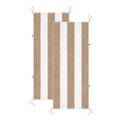 Serviette de plage Arkwright Tie & Dry (paquet de 2), 30 x 70