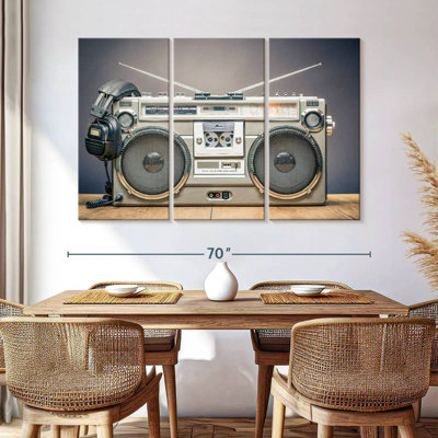 Abarca Headphones And Boombox