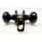Premiere Essentials 2.2'' Diameter Keyed (Entry) Matte Black Round Knob