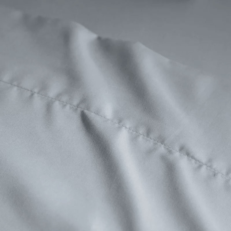 Wayfair Basics® 1800 Series Soft Microfiber Sheet Set, Queen Sheet Set with 2 Pillowcases, Light Grey