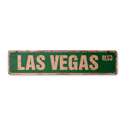 Plaque de rue Las Vegas