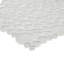 Spa Super White Circles Glass Tiles