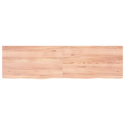 Azriah 180cm Solid Wood Bathroom Vanity Top