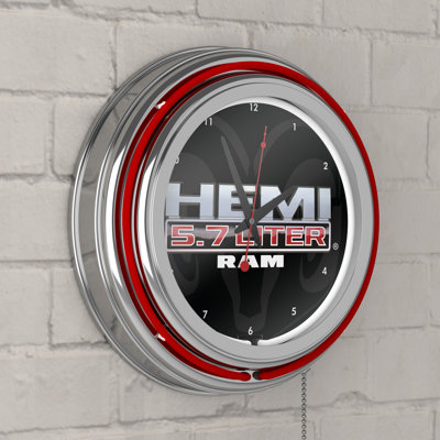 Horloge murale rétro RAM Hemi