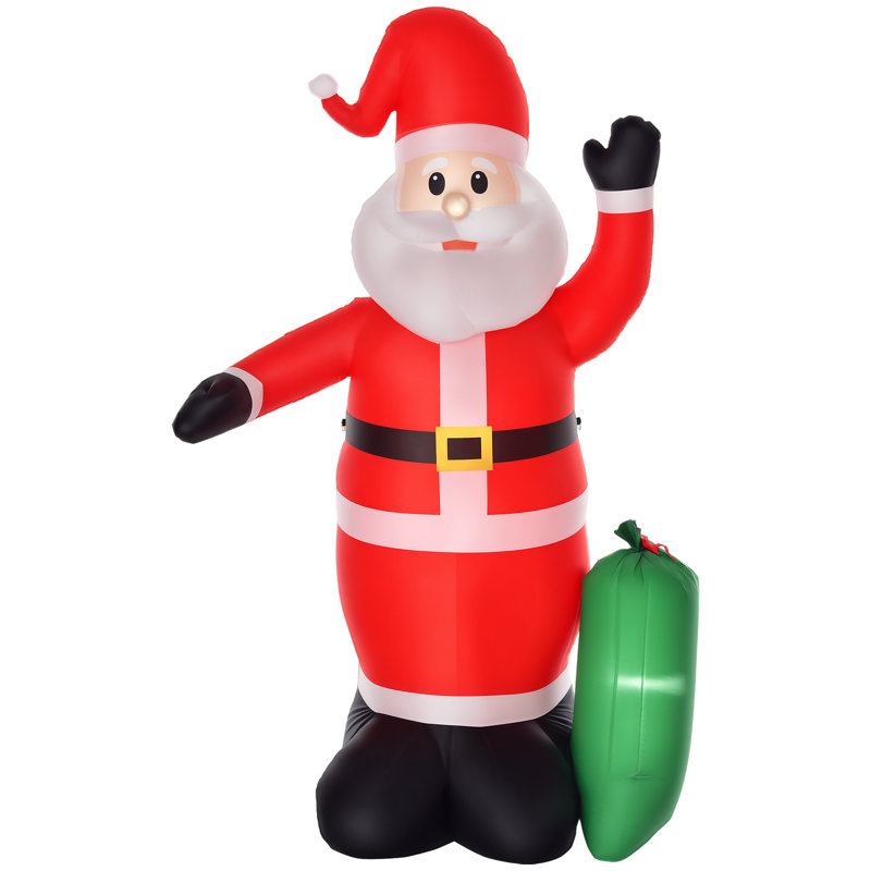 Père Noël gonflable extérieur