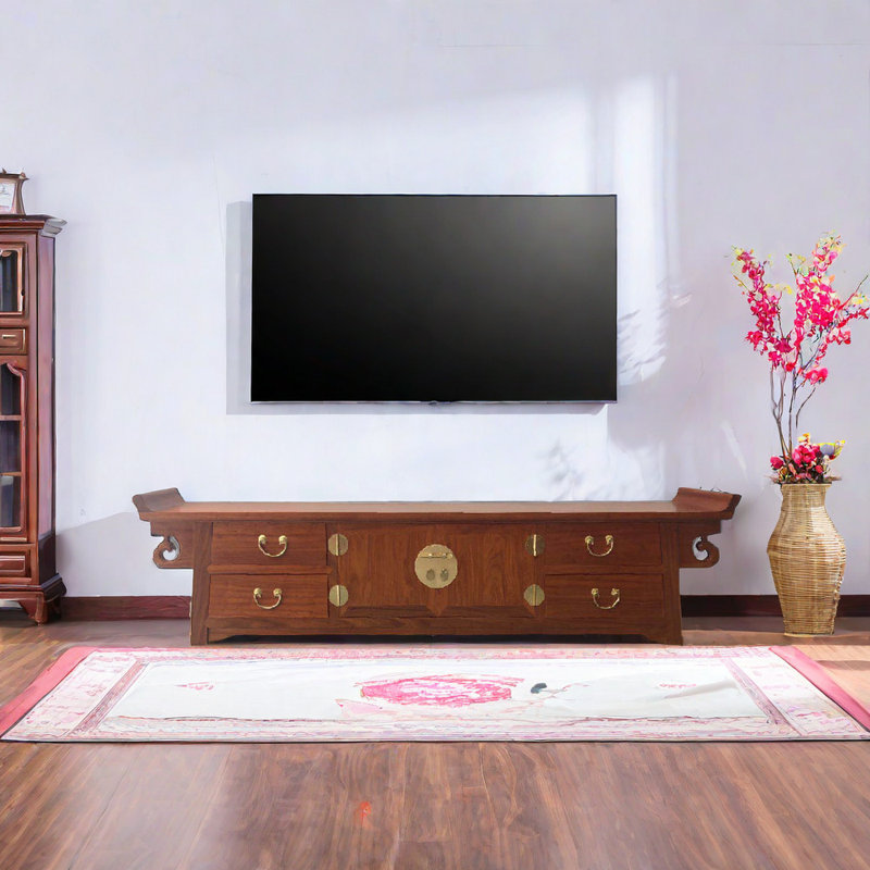 Meuble télé en orme de Chine