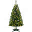Arbre de Noël artificiel haut de 5 pi avec 36 branches, 152 lumières DEL blanc chaud ou coloré, ouverture automatique-354486209