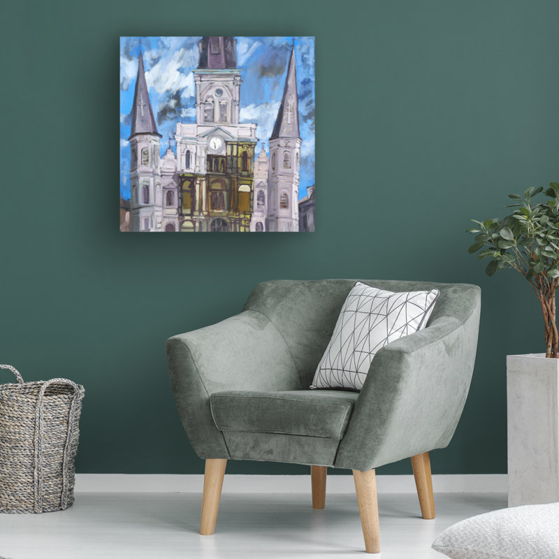 Erin Mcgee Ferrell  Saint Louis Cathedral  I Canvas Art, H 35 po x l 35 po x P 2 po