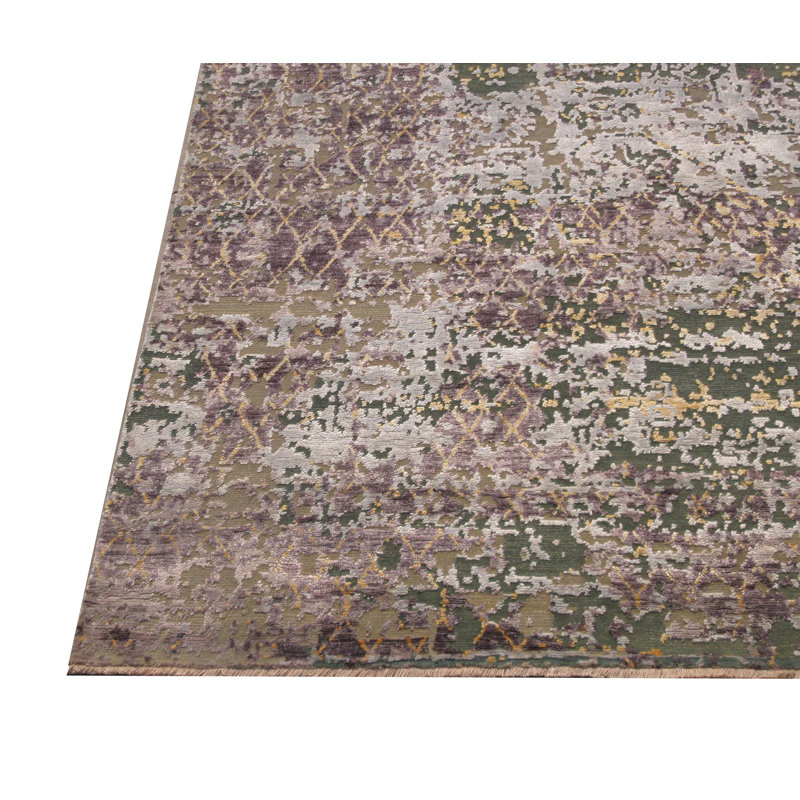 Tapis en laine et soie 8X10