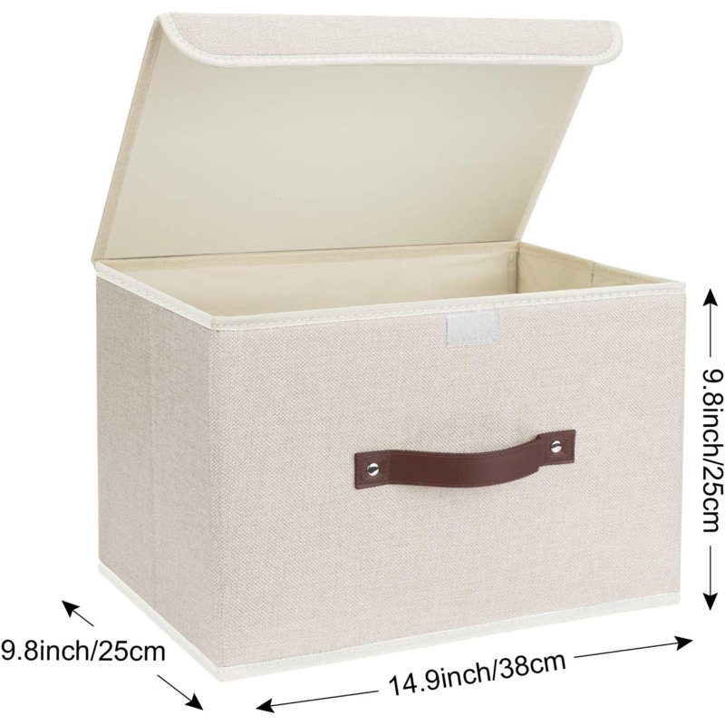 Latitude Run Fabric Decorative Basket
