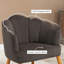 Fauteuil en polyester de 28,3 po Hereld-734610527-734610512