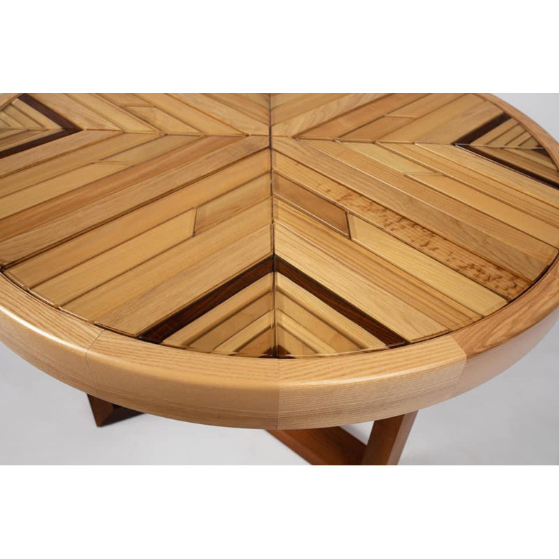 Coffee Table Solid wood epoxy table Ethno
