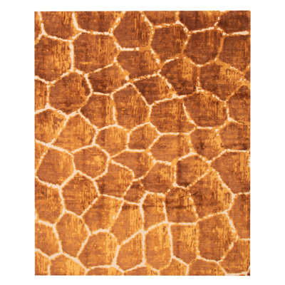 Amanzio Viscose Abstract Indoor Rug