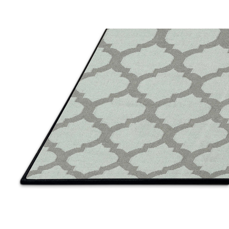 Tapis gris/brun zone contemporaine, Rectangle 5 pi x 7 pi