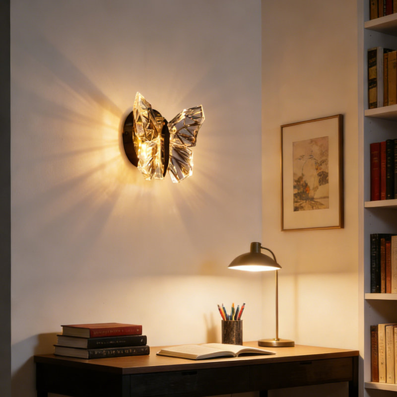 Applique murale moderne Modern Glam Butterfly Gold