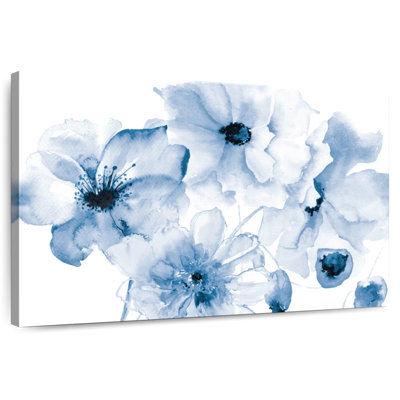 Harnek en fleurs bleu