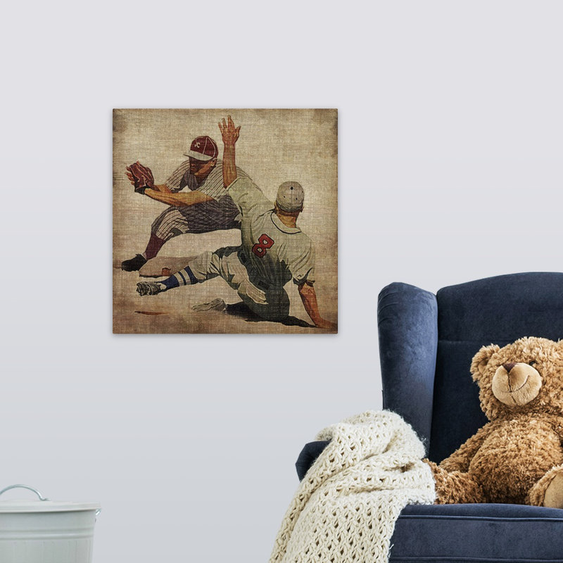 Art Arthur Sports VII, Toile tendue, H 20 po x l 20 po x P 1,25 po