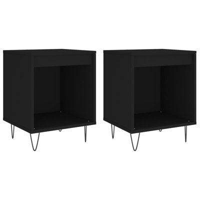 Mursida 40cm W Metal Bedside Table