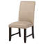 Chaise d'appoint de salle à manger revêtue de similicuir Vinia (ensemble de 2)-2088385423