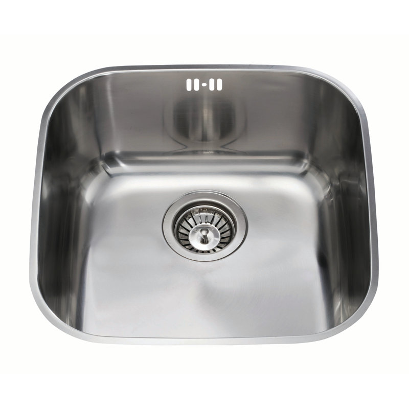 42cm x 42cm Single Bowl Undermount Kitchen Sink