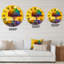Arbre d'automne forêt colorée - horloge murale-59914057