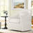 Martha 30.3 ″ Wide Upholstered Swivel Barrel Accent Chair-8971221