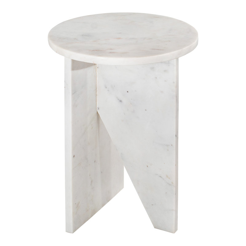GRACE ACCENT TABLE GREEN, White