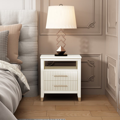 Ambyr 50 cm W Bedside Table