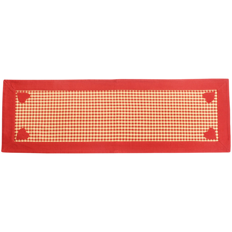 Largent Table Runner, Red, 33cm W x 92cm L