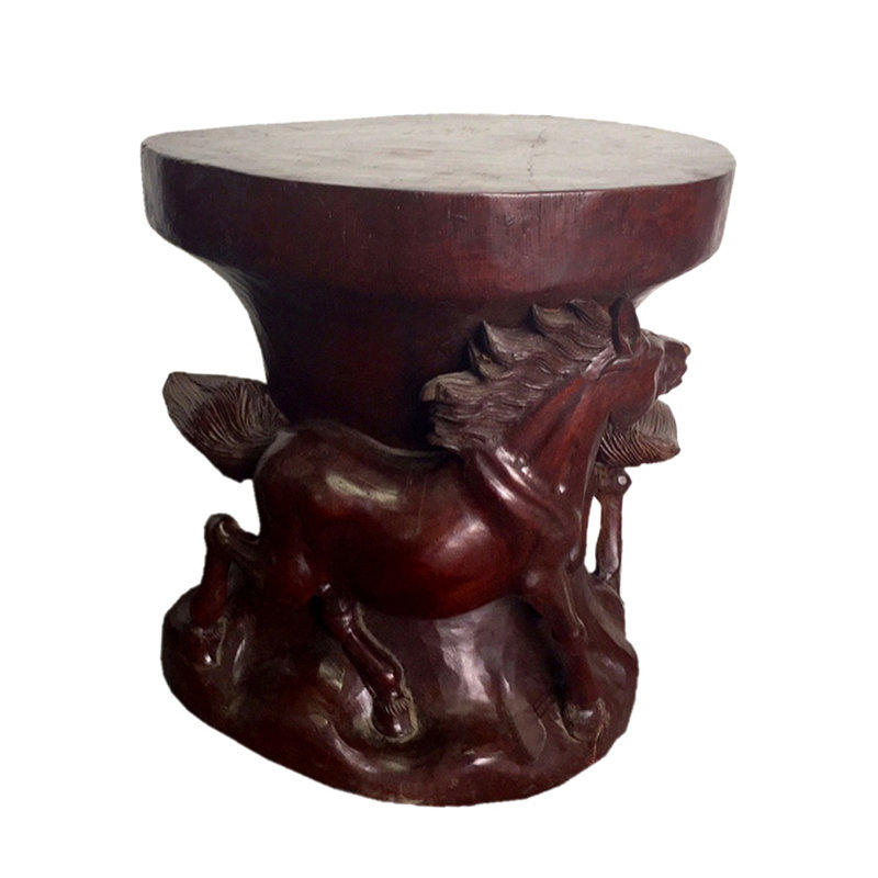 Solid Wood Accent Stool