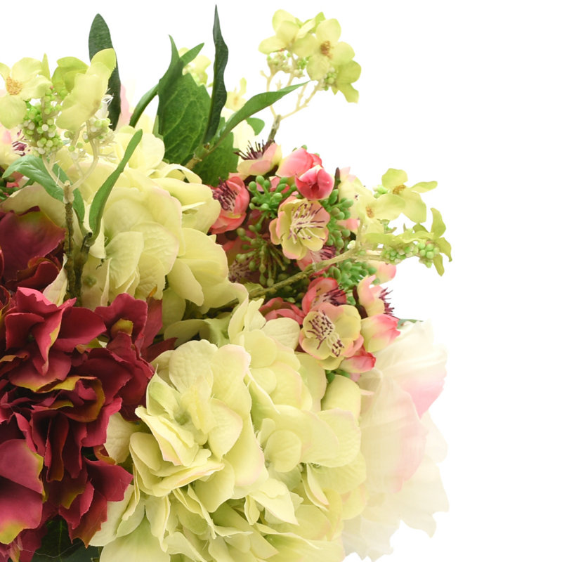Hydrangea And Peony Floral Arrangement