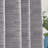 Offset Grid Grommet Light Filtering in Deep Blue Curtain Panel Pair (Set of 2)-75080815