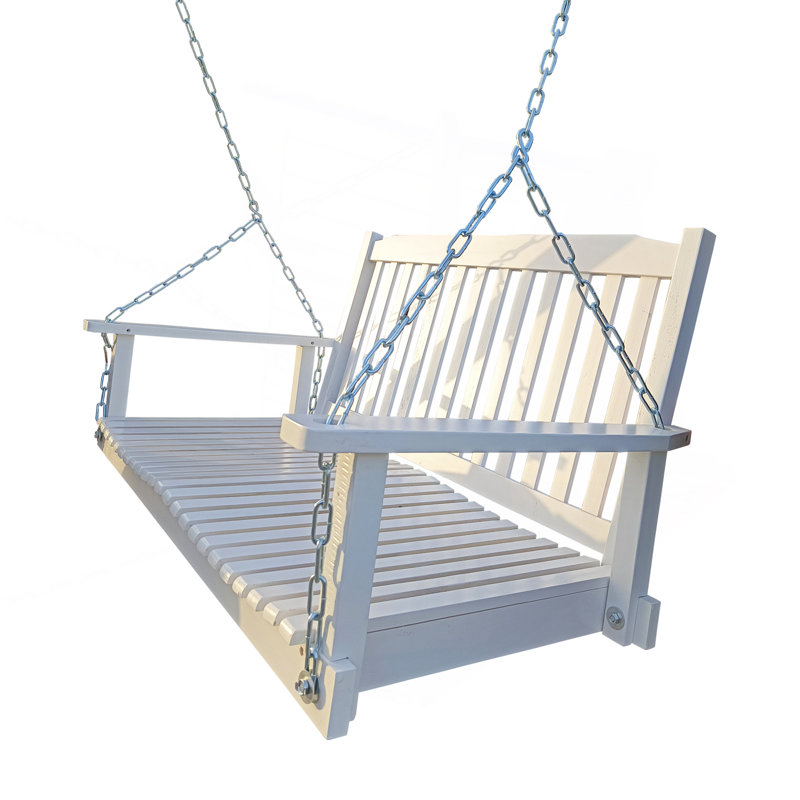 Front Porch Swing With Armrests