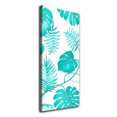 Tropical Leaves - Wrapped Canvas Print