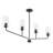 Celino Four-Light Linear Chandelier with Clear Glass-2046074479