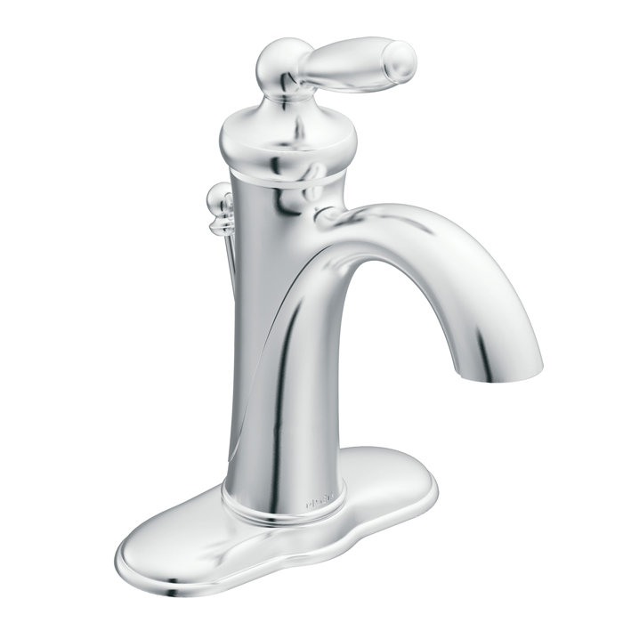 Robinet de salle de bain monotrou avec ensemble de bonde Brantford, Chrome