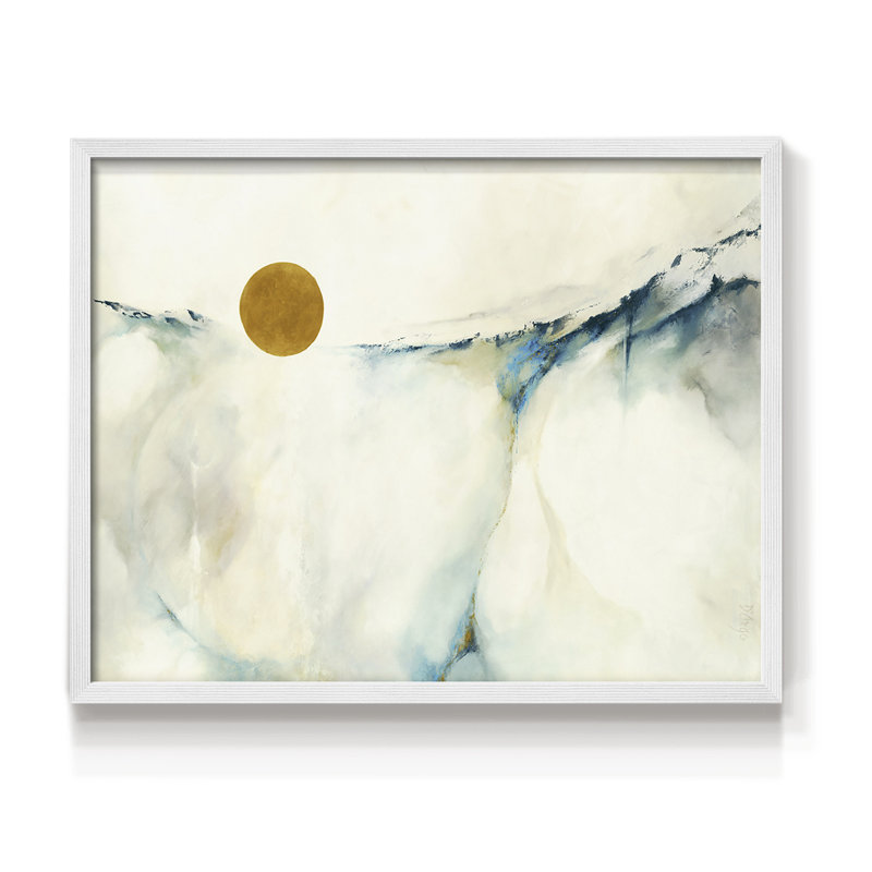 Continuum -Framed Print - Restickable, 16" H x 20" W, White