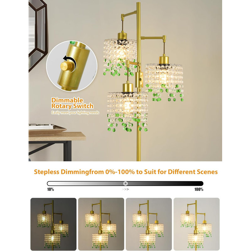 Crystal Floor Lamp