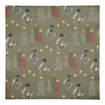 Dmiya Cotton Twill No Pattern Square Napkin