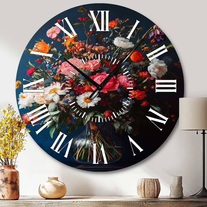 Horloge murale en métal, Grand