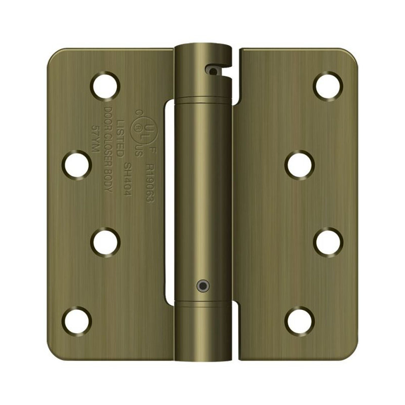 64'' x 64'' Steel Surface Mount Hinge, Antique Brass