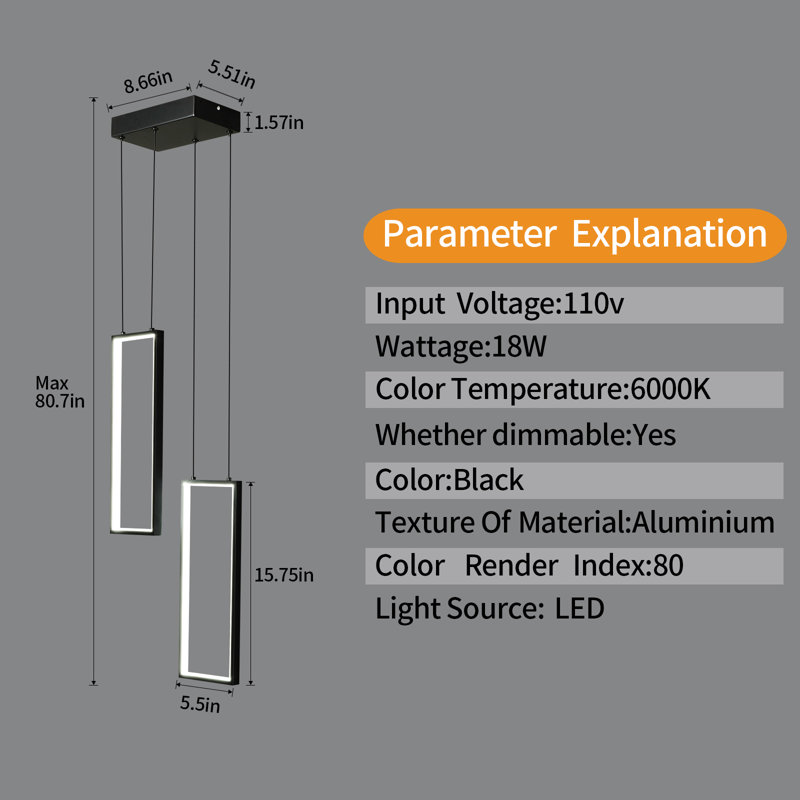 Îlot de cuisine moderne à intensité variable Luminaire suspendu à DEL Luminaire suspendu pour escalier Lustre pour escalier Grand lustre Hall d'entrée Lustre pour vestibule