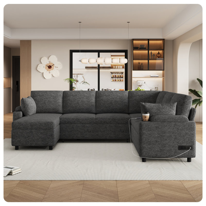 Sofa Sleeper, Dark Gray