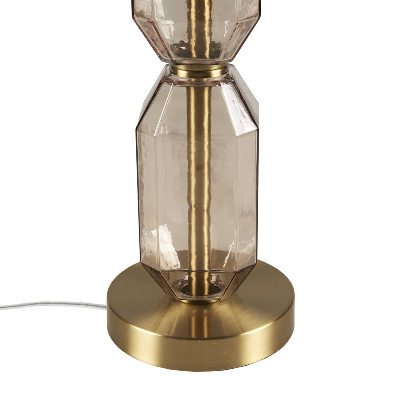 Zirconia Table Lamp, Brown