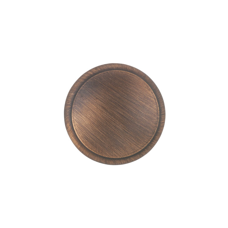 Expression 1 5/16" Diameter Round Knob, Brushed Oil-Rubbed Bronze